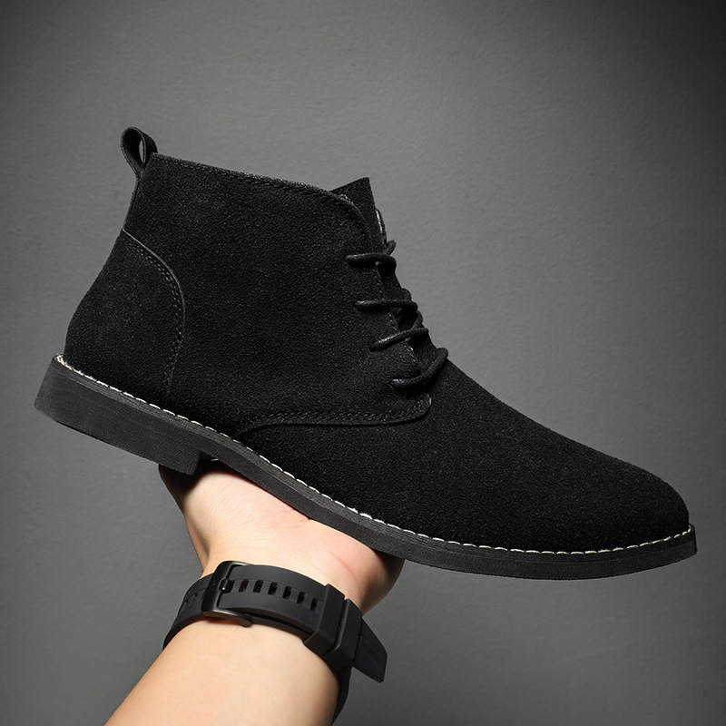 Men Formal Wear With Boots - Botas Chelsea Marrom Estilo Britânico para