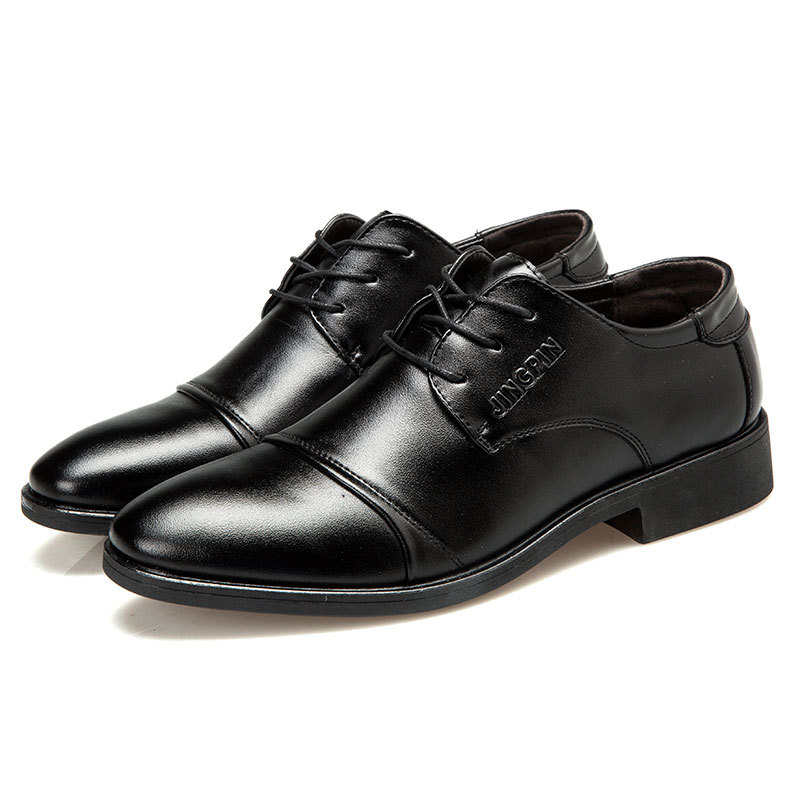 Large Men Formal Wear - Sapatos de Couro Masculinos de Tamanho