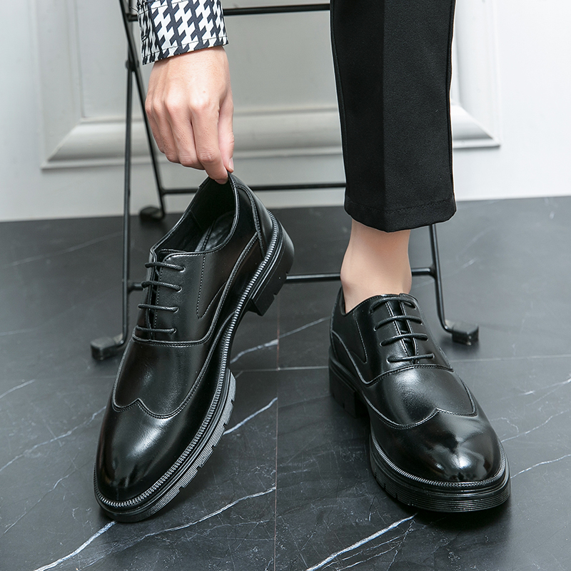 Large Men Formal Wear - Novos sapatos de couro masculinos botas