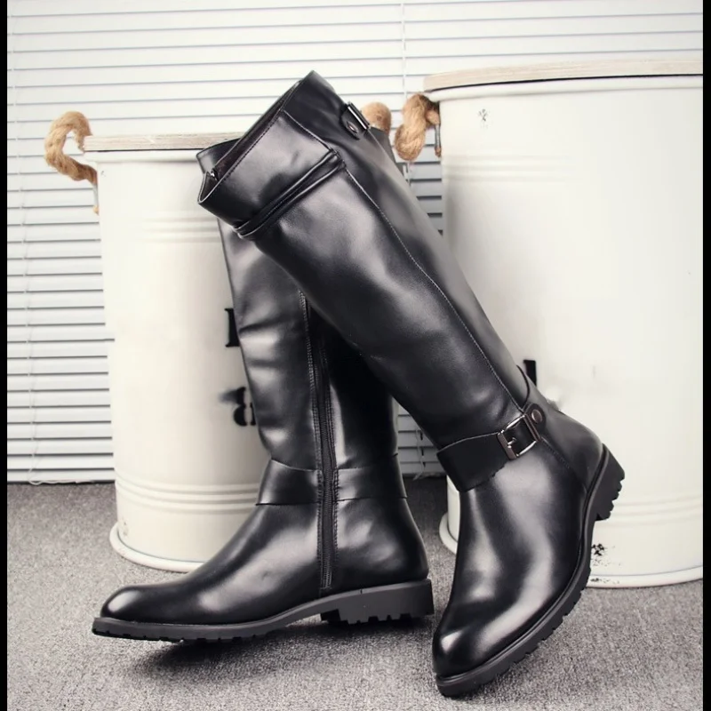 Men Formal Wear With Boots - Mais tamanho 37-46 qualidade superior estilo