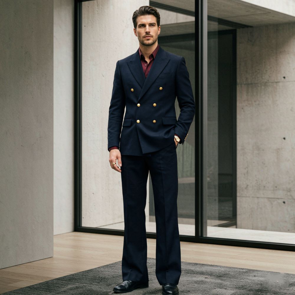 Terno Masculino de 2 Peças, Co - Men'S Formal Wear For Graduation avaliação e preço