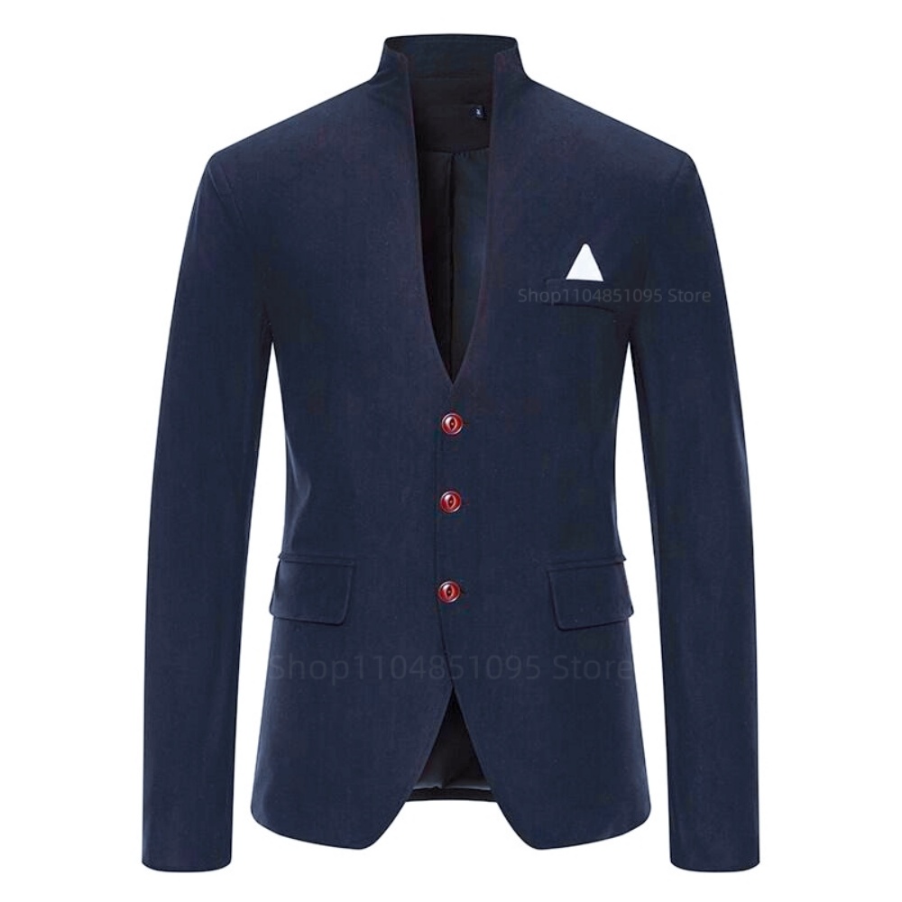 Blazer Masculino Liso, Jaqueta - Men Formal Wear Fashion avaliação e preço