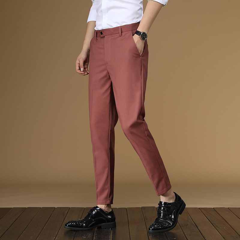 Calças de terno de verão dos h - Men Formal Wear For Summer avaliação e preço