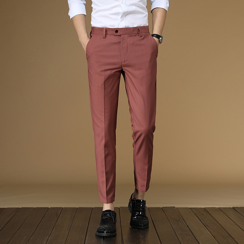 Calças de terno de verão dos h - Men Formal Wear For Summer avaliação e preço