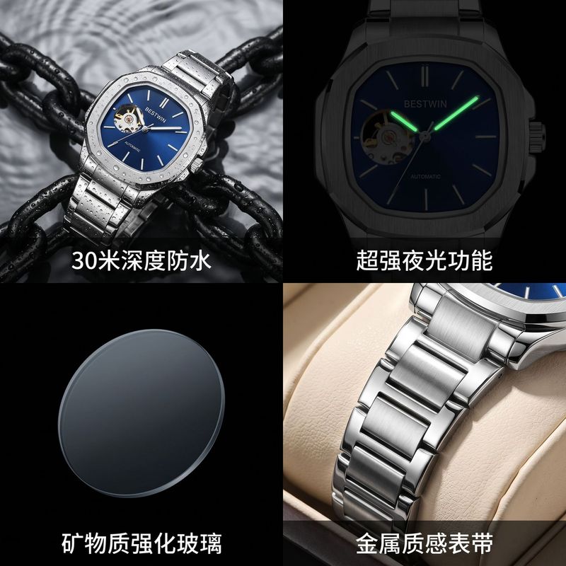 Relógio Mecânico Automático Ma - Men Formal Wear Fashion avaliação e preço