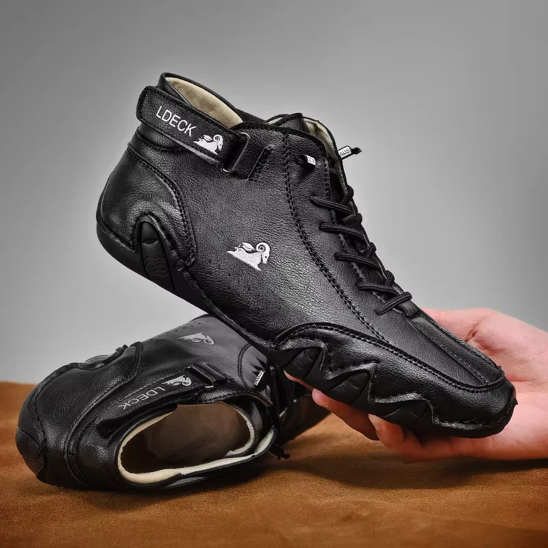 Mocassins masculinos antiderra - Men Formal Wear Fashion avaliação e preço