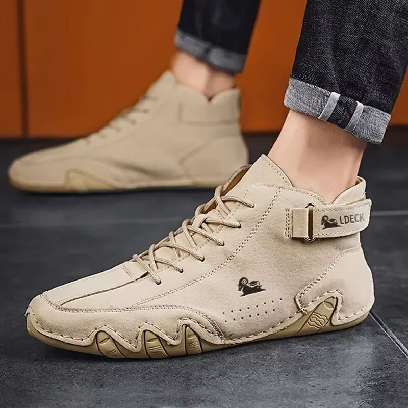 Mocassins masculinos antiderra - Men Formal Wear Fashion avaliação e preço