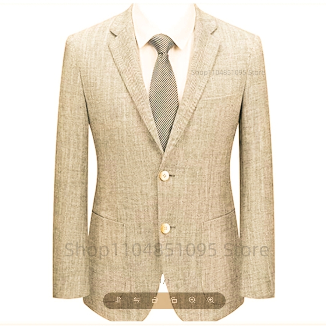 Blazer Slim Fit Masculino em L - Men Formal Wear For Summer avaliação e preço