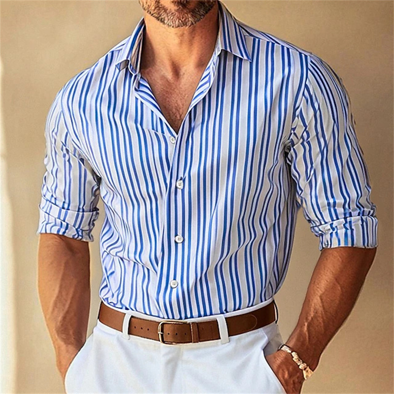 Camisa Social Masculina de Man - Large Men Formal Wear avaliação e preço
