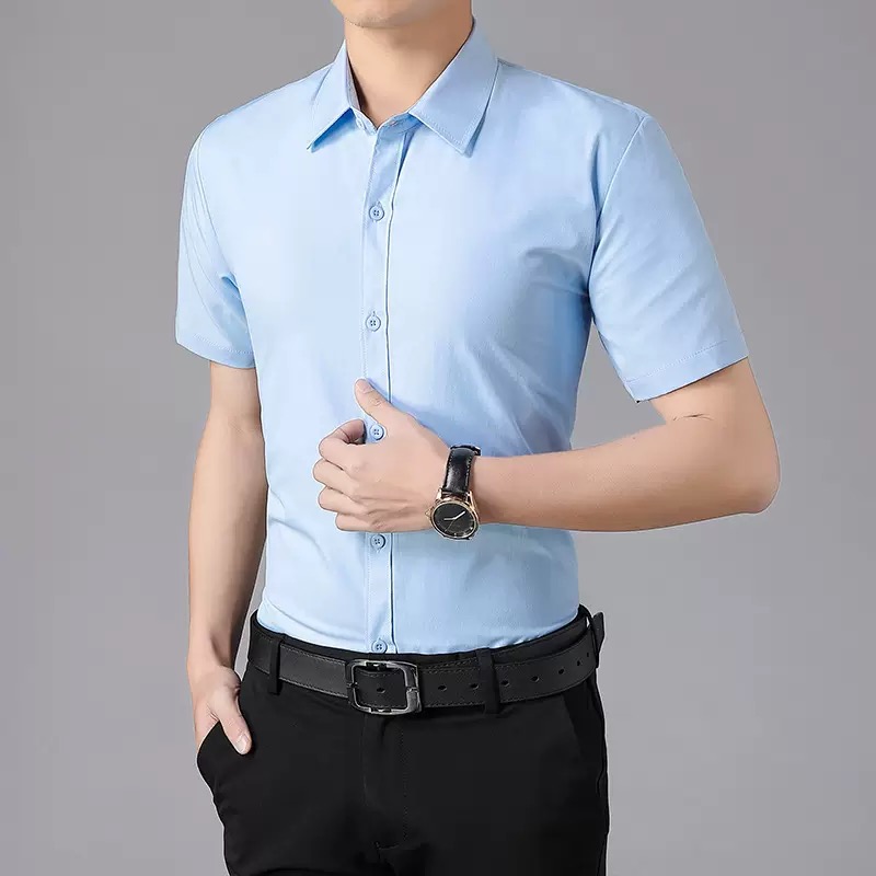 Verão fino camisa branca de ma - Men Formal Wear For Summer avaliação e preço