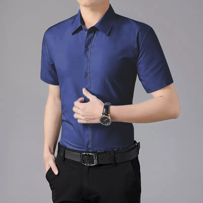 Verão fino camisa branca de ma - Men Formal Wear For Summer avaliação e preço