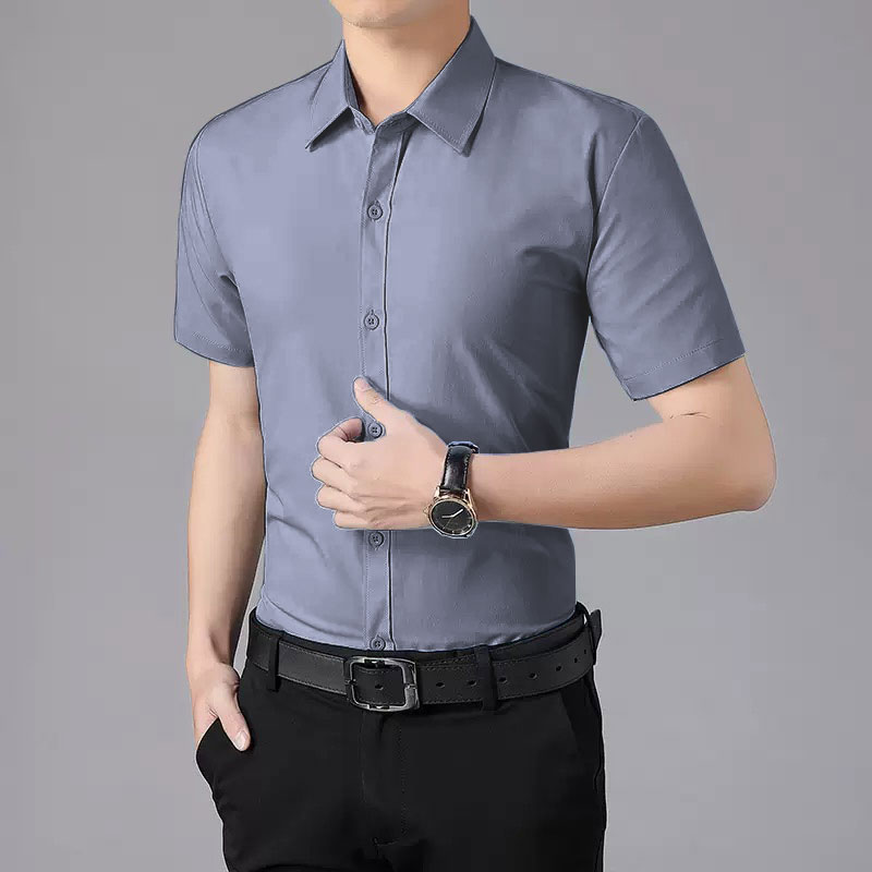 Verão fino camisa branca de ma - Men Formal Wear For Summer avaliação e preço