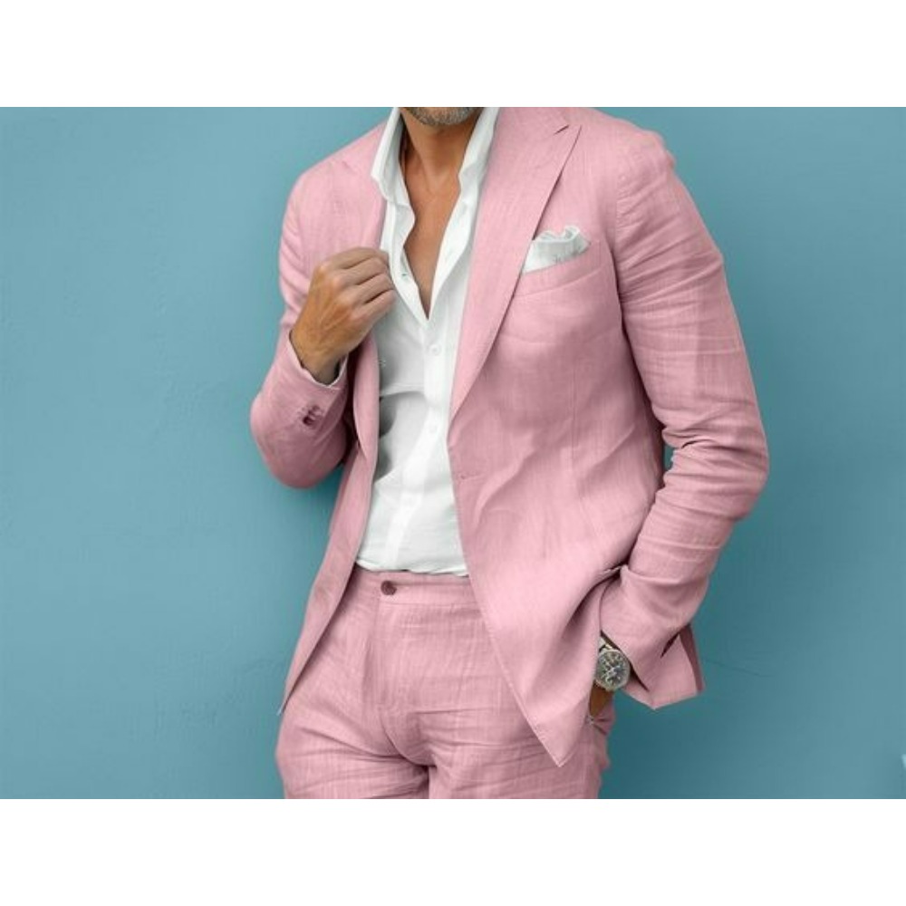 Conjunto de Terno Masculino de - Men Formal Wear For Summer avaliação e preço