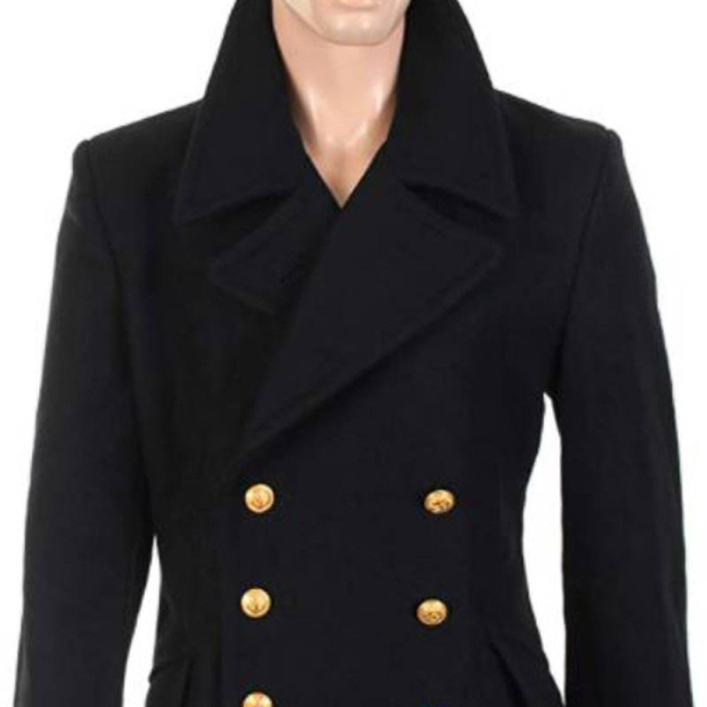 Clássico preto trench coats pa - Large Men Formal Wear avaliação e preço