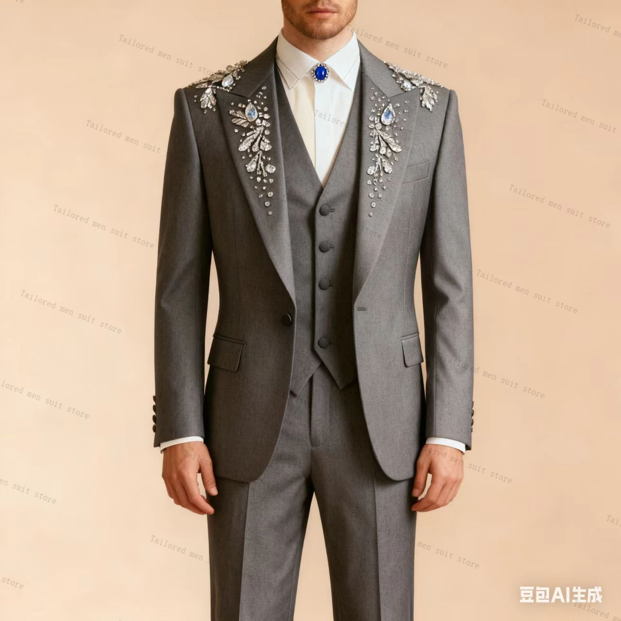 Verde masculino ternos calças  - Men Formal Wear Wedding Guest avaliação e preço