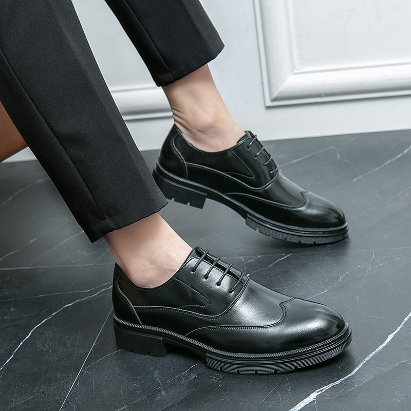 Novos sapatos de couro masculi - Large Men Formal Wear avaliação e preço
