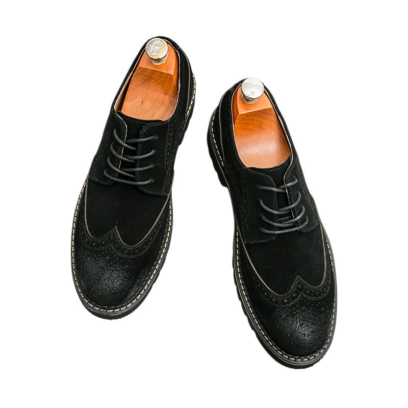 Sapatos masculinos de camurça  - Large Men Formal Wear avaliação e preço